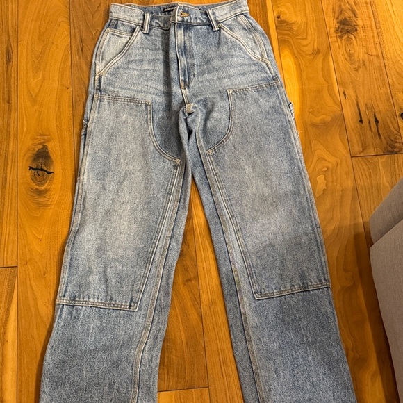 Alexander Wang Light Blue Straight Leg Jeans - Picture 6 of 9